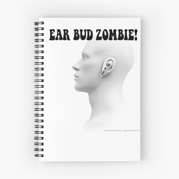 Item preview, Earbud Zombie - Mannequin - For Light Backgrounds designed and sold by The Imagination Source™.