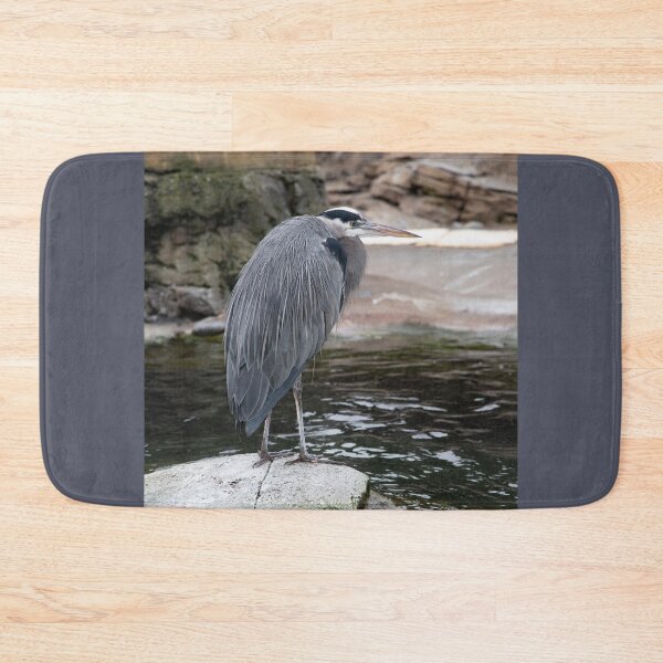 Item preview, Blue Heron Hanging out on a Rock designed and sold by elisewied.