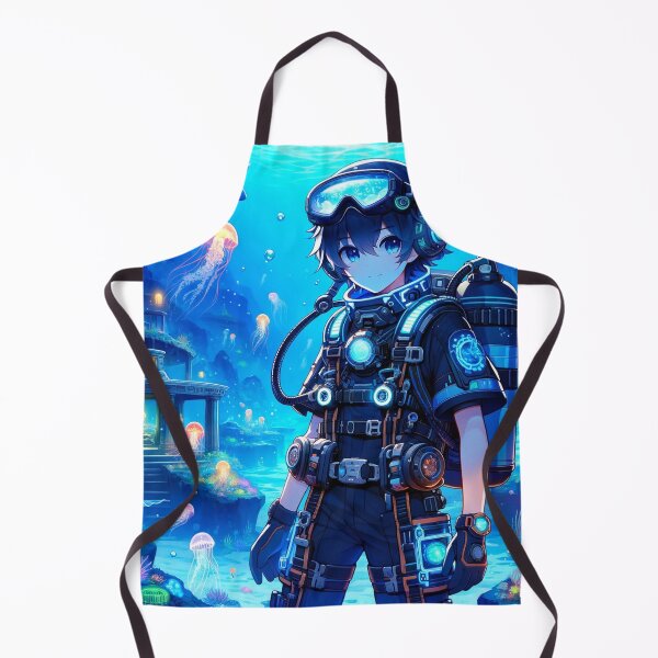 Item preview, Mystic Depths: Anime Deep-Sea Explorer designed and sold by Art-of-AI.