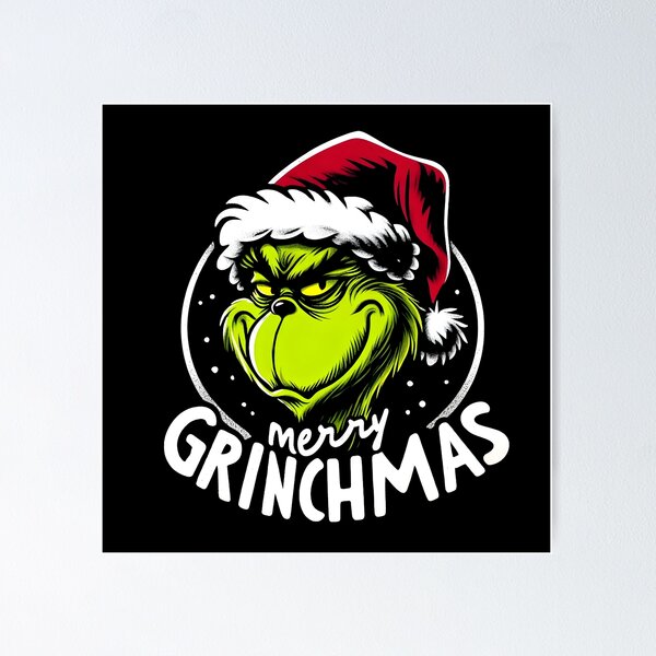 Merry Grinch Mas 6x6 Wall Decor – Lil Bit Local