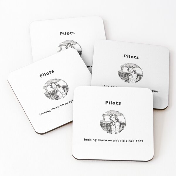 Item preview, Pilots - Looking down on people since 1903 designed and sold by PunAtWork.