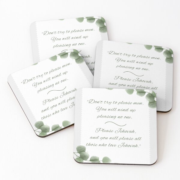 Item preview, Please Jehovah, and you will please all those who love Jehovah. (green foliage) designed and sold by GiftableGems.