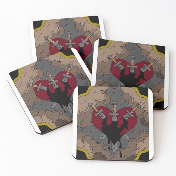 Item preview, Three of swords tarot card designed and sold by goodlord420.