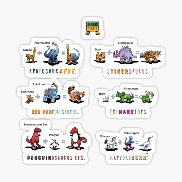 Dinomals Cheat Sheet! Sticker