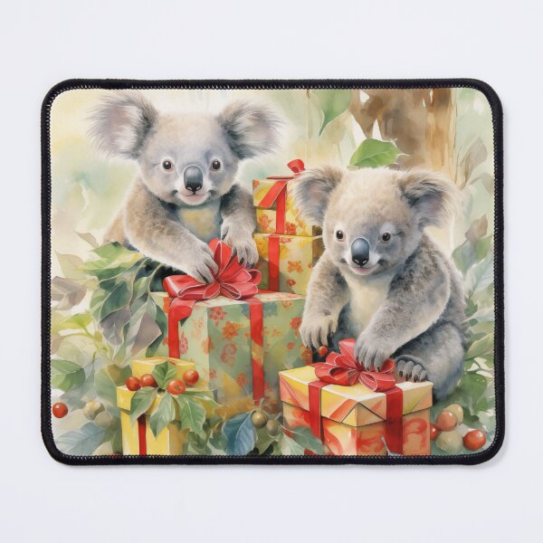 Item preview, Christmas Koalas (Watercolor style 2) designed and sold by Samuelsboro.