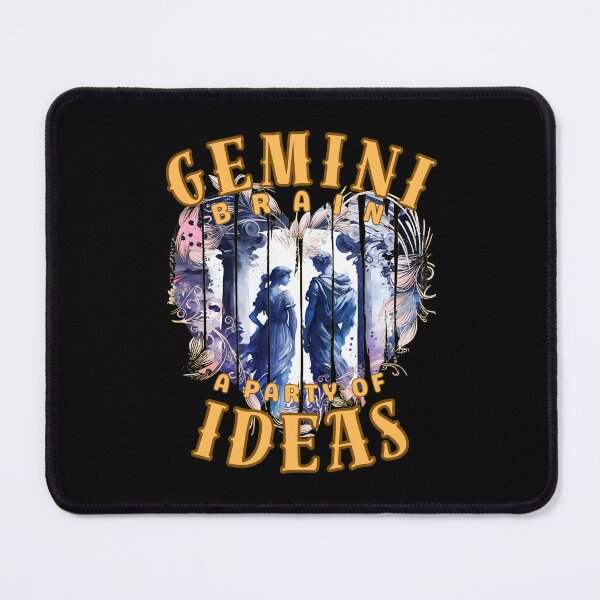Item preview, Gemini Brain: A Party Of Ideas. gemini zodiac sign designed and sold by ZodiacWonders.
