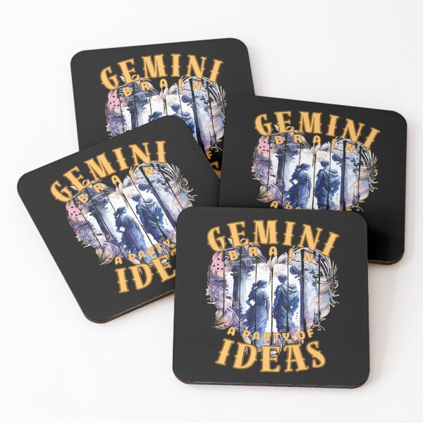 Item preview, Gemini Brain: A Party Of Ideas. gemini zodiac sign designed and sold by ZodiacWonders.