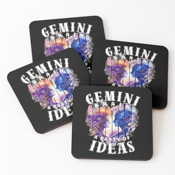 Item preview, Gemini Brain: A Party Of Ideas. gemini sayings designed and sold by ZodiacWonders.