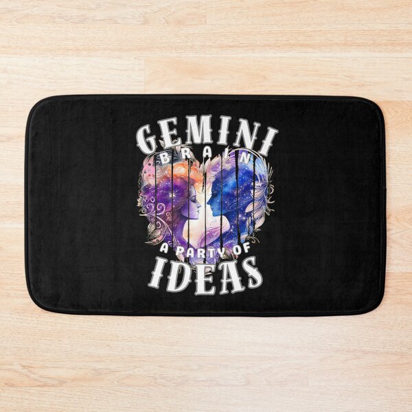 Item preview, Gemini Brain: A Party Of Ideas. gemini sayings designed and sold by ZodiacWonders.