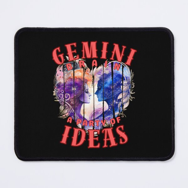Item preview, Gemini Brain: A Party Of Ideas. gemini june designed and sold by ZodiacWonders.