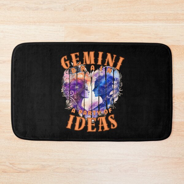Item preview, Gemini Brain: A Party Of Ideas. gemini horoscope designed and sold by ZodiacWonders.