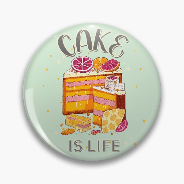 Artikelvorschau, Kuchen ist Leben, Kuchenliebhaber entworfen und verkauft von GirlGlowGraphic.
