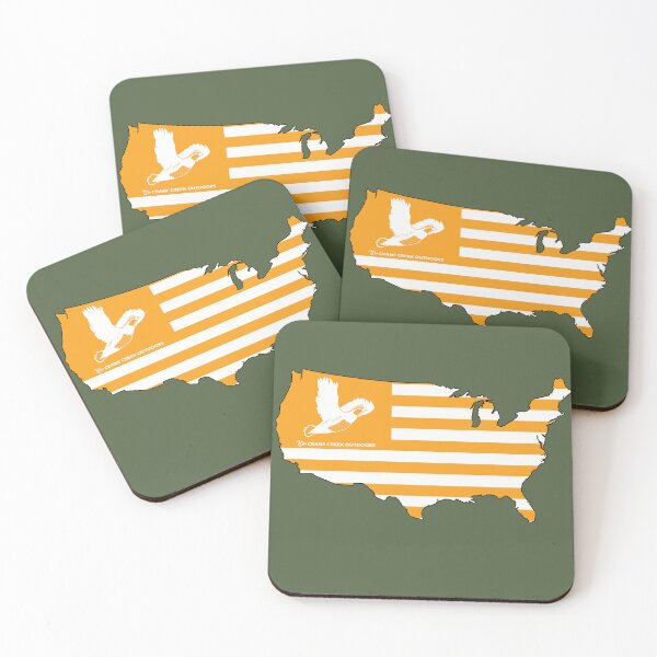 Item preview, Quail Nation, White and Orange Flag designed and sold by CraneCreek.