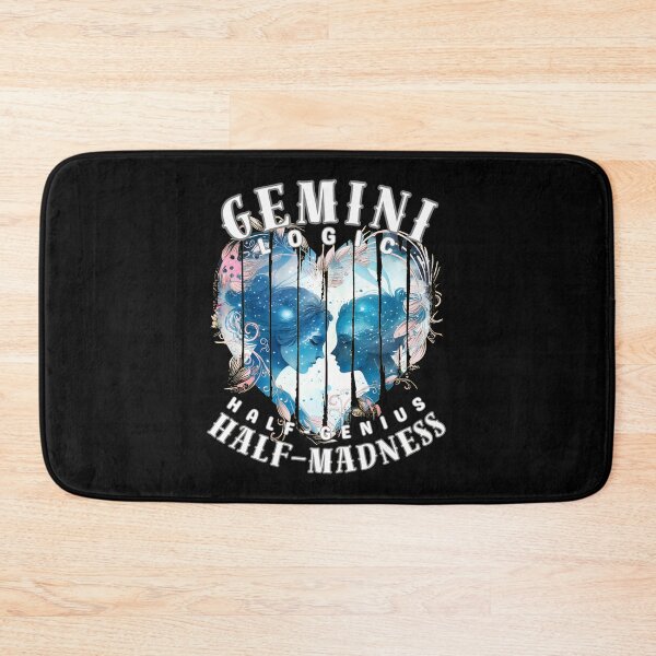 Item preview, Gemini Logic: Half-Genius, Half-Madness designed and sold by ZodiacWonders.