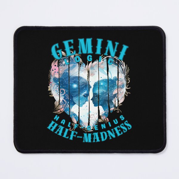 Item preview, Gemini Logic: Half-Genius, Half-Madness. gemini birthday designed and sold by ZodiacWonders.