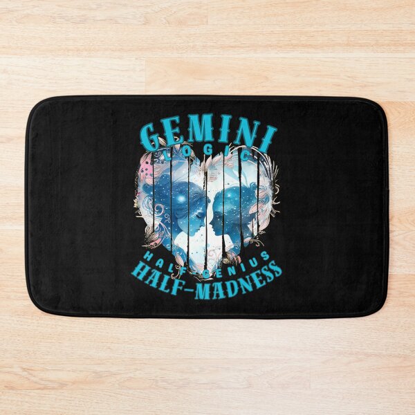 Item preview, Gemini Logic: Half-Genius, Half-Madness. gemini birthday designed and sold by ZodiacWonders.
