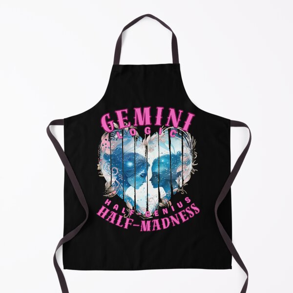 Item preview, Gemini Logic: Half-Genius, Half-Madness. gemini astrological sign designed and sold by ZodiacWonders.