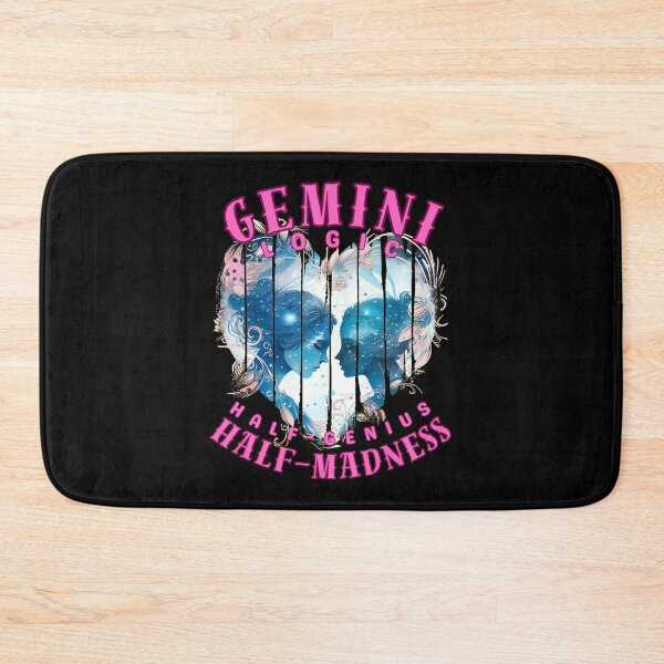 Item preview, Gemini Logic: Half-Genius, Half-Madness. gemini astrological sign designed and sold by ZodiacWonders.