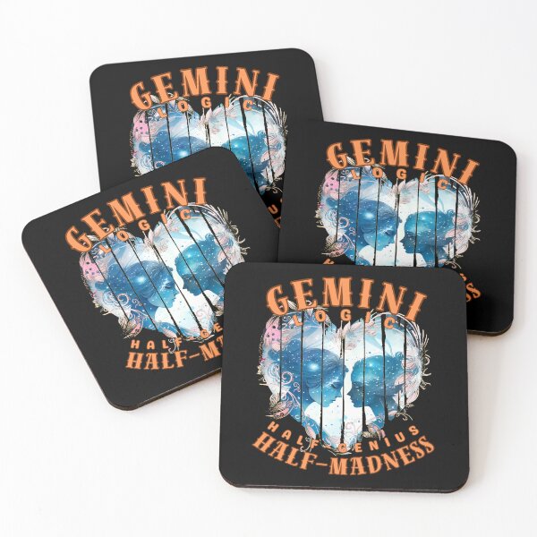 Item preview, Gemini Logic: Half-Genius, Half-Madness. gemini quote designed and sold by ZodiacWonders.
