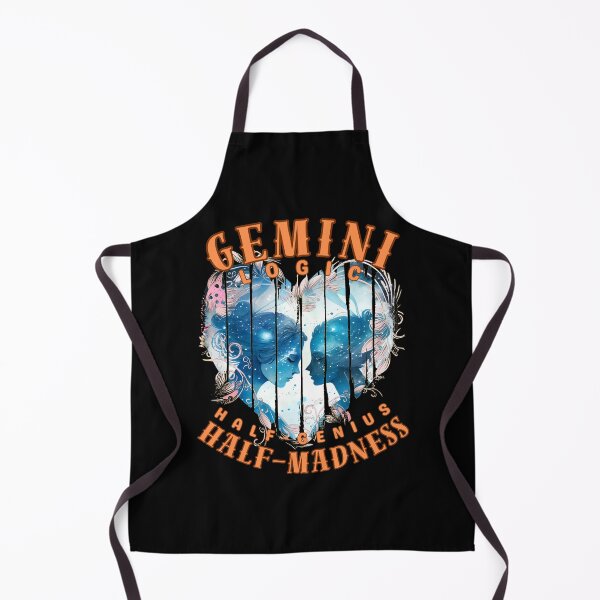Item preview, Gemini Logic: Half-Genius, Half-Madness. gemini quote designed and sold by ZodiacWonders.