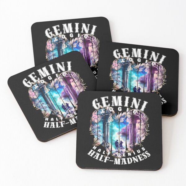 Item preview, Gemini Logic: Half-Genius, Half-Madness. gemini sayings designed and sold by ZodiacWonders.