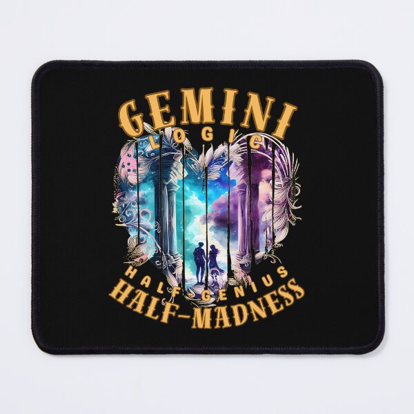 Item preview, Gemini Logic: Half-Genius, Half-Madness. gemini funny designed and sold by ZodiacWonders.