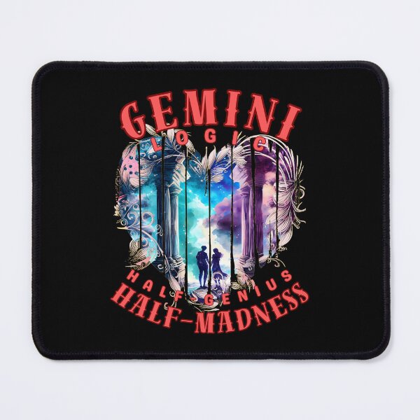 Item preview, Gemini Logic: Half-Genius, Half-Madness. gemini june designed and sold by ZodiacWonders.