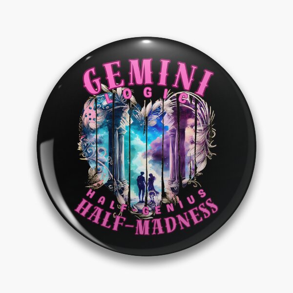 Item preview, Gemini Logic: Half-Genius, Half-Madness. gemini lovers designed and sold by ZodiacWonders.
