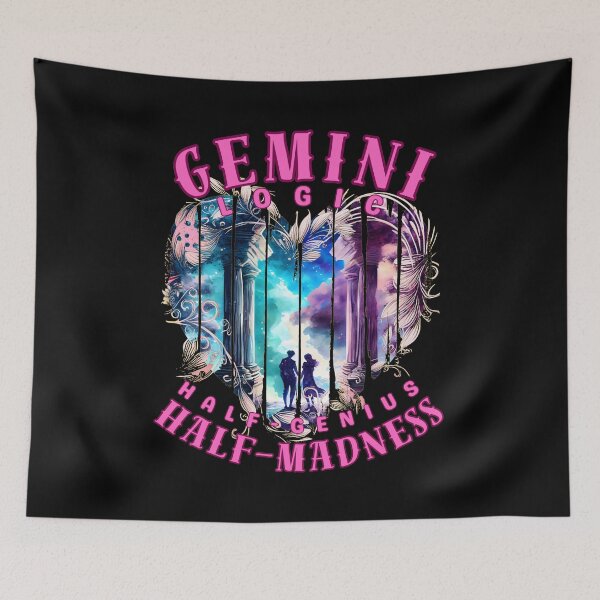 Item preview, Gemini Logic: Half-Genius, Half-Madness. gemini lovers designed and sold by ZodiacWonders.