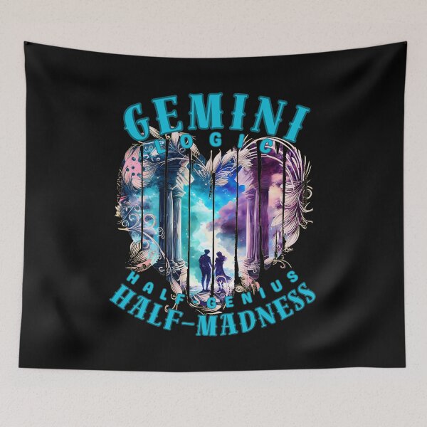 Item preview, Gemini Logic: Half-Genius, Half-Madness. gemini may designed and sold by ZodiacWonders.