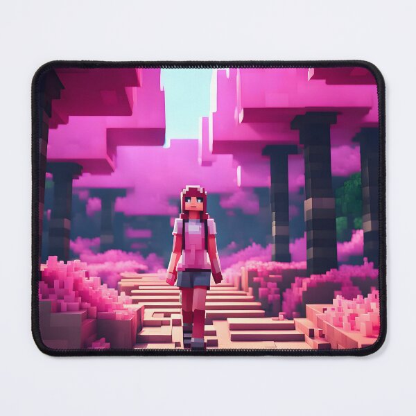 Item preview, Pink Girl in Pixel Art, Forest Stroll designed and sold by PlanetMarker.
