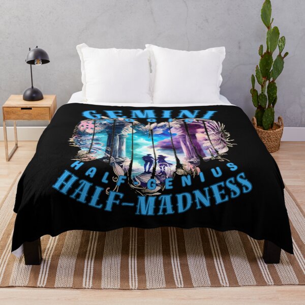 Item preview, Gemini Logic: Half-Genius, Half-Madness. gemini horoscope designed and sold by ZodiacWonders.