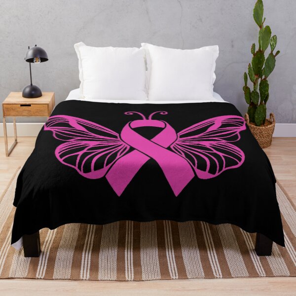 Aperçu de l'œuvre Ruban de sensibilisation Papillon Rose créée et vendue par CaitlynConnor.