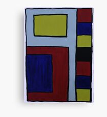 Ode to Mondrian Pt 1 Canvas Print