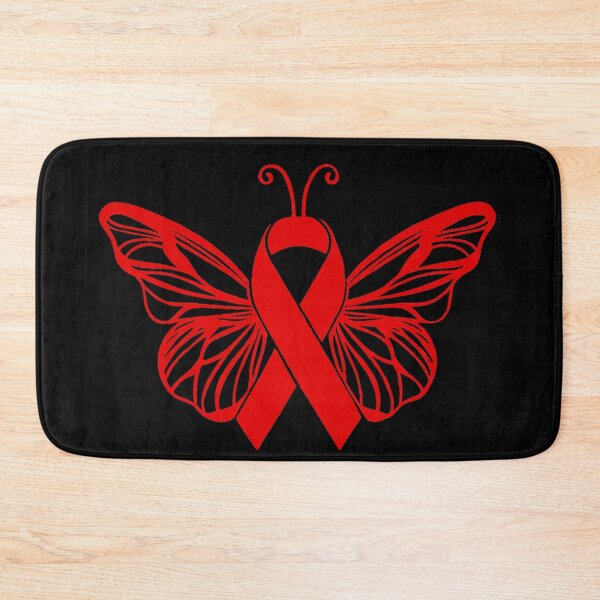 Item preview, Awareness Ribbon Butterfly Red designed and sold by CaitlynConnor.