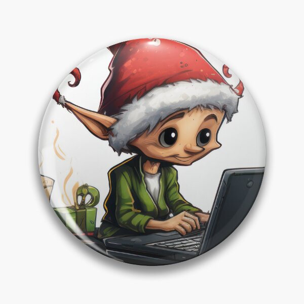 Item preview, Santa's IT Support Elf - Fixing Bugs on the Shelf! designed and sold by duke818.