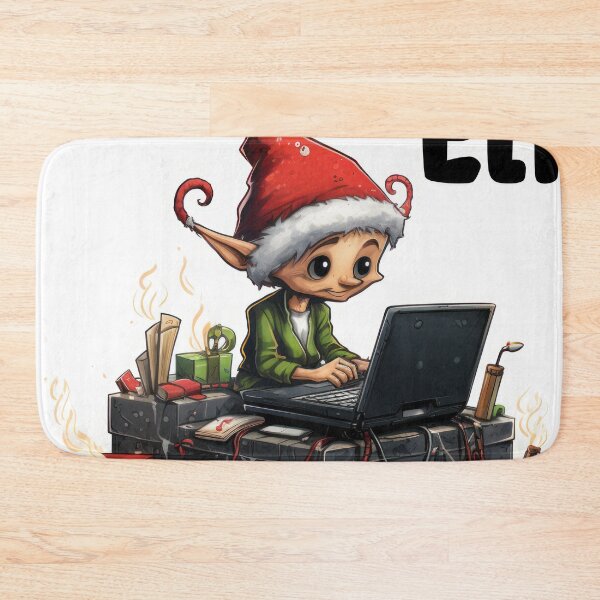 Item preview, Santa's IT Support Elf - Fixing Bugs on the Shelf! designed and sold by duke818.