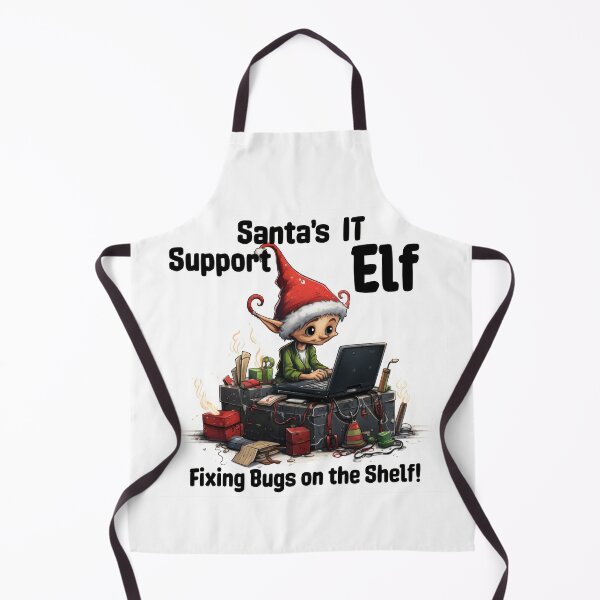Item preview, Santa's IT Support Elf - Fixing Bugs on the Shelf! designed and sold by duke818.