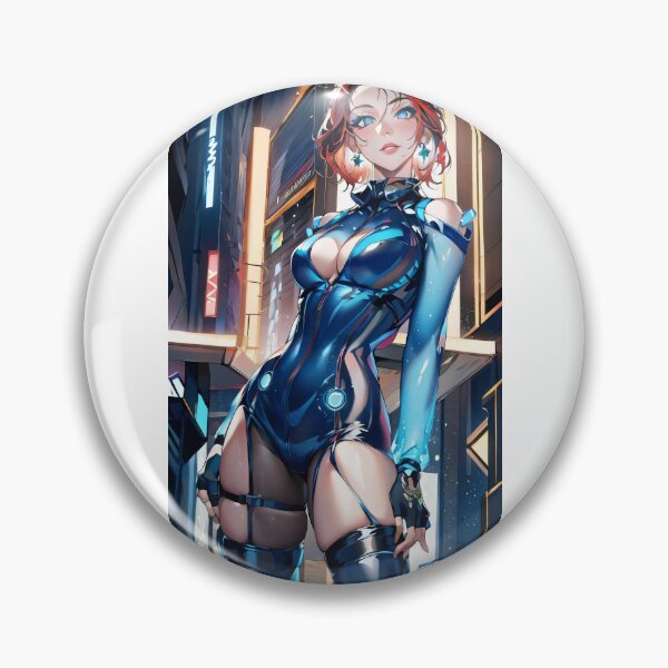 Item preview, Redhead in Cyberpunk City designed and sold by KillerCrafts.