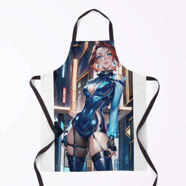 Item preview, Redhead in Cyberpunk City designed and sold by KillerCrafts.