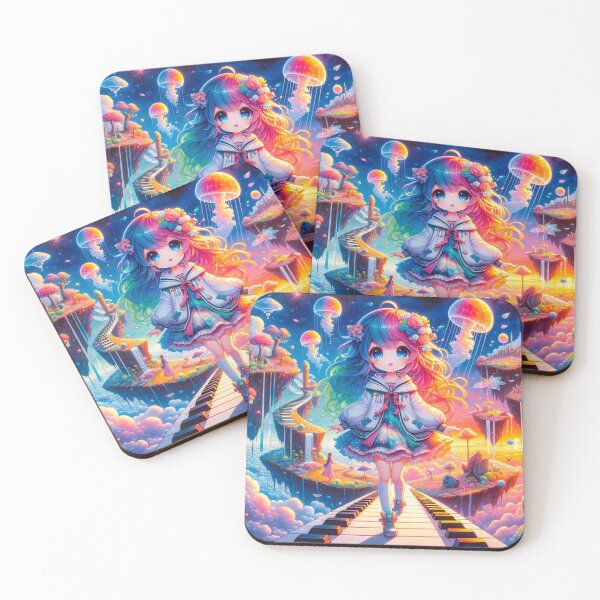 Item preview, Dreamscape Melody: Anime in a Surreal World designed and sold by Art-of-AI.