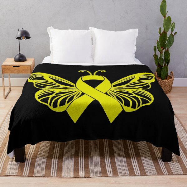 Aperçu de l'œuvre Ruban De Sensibilisation Papillon Jaune créée et vendue par CaitlynConnor.