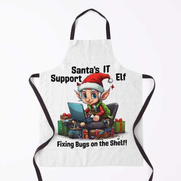 Item preview, Santa's IT Support Elf - Fixing Bugs on the Shelf! designed and sold by duke818.