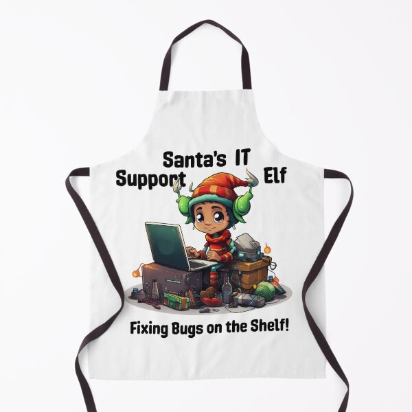 Item preview, Santa's IT Support Elf - Fixing Bugs on the Shelf! designed and sold by duke818.