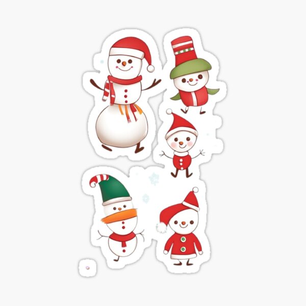Item preview, personajes navideños designed and sold by norachiang.