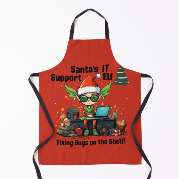 Item preview, Santa's IT Support Elf - Fixing Bugs on the Shelf! designed and sold by duke818.