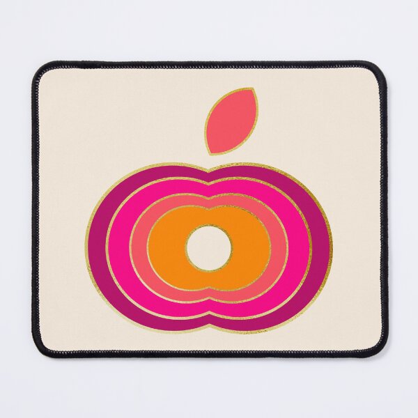 Item preview, Magenta pink and orange 70s retro apple designed and sold by Home Cyn Home.