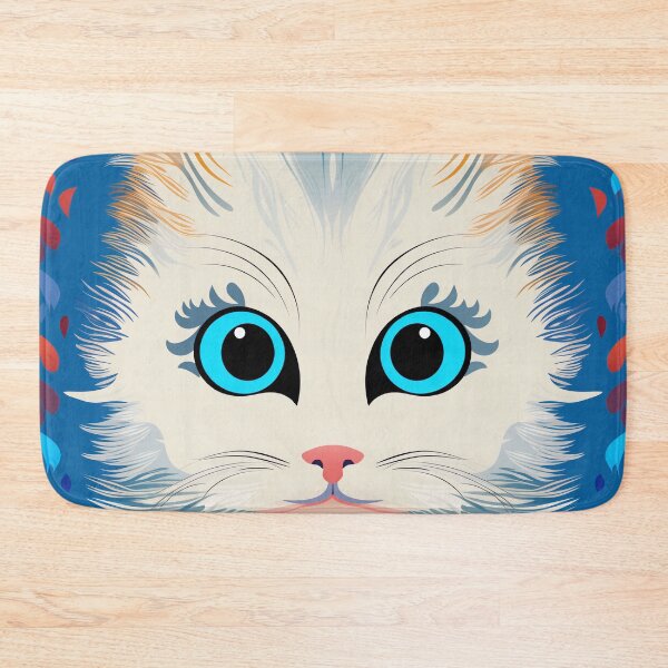 Item preview, Peculiar White Cat designed and sold by EnchantArtCo.