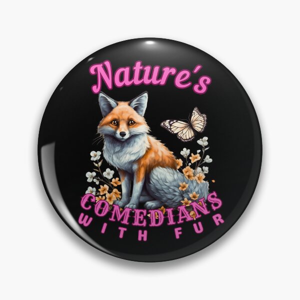 Item preview, Nature's Comedians With Fur. cool fox designed and sold by FoxVibes.