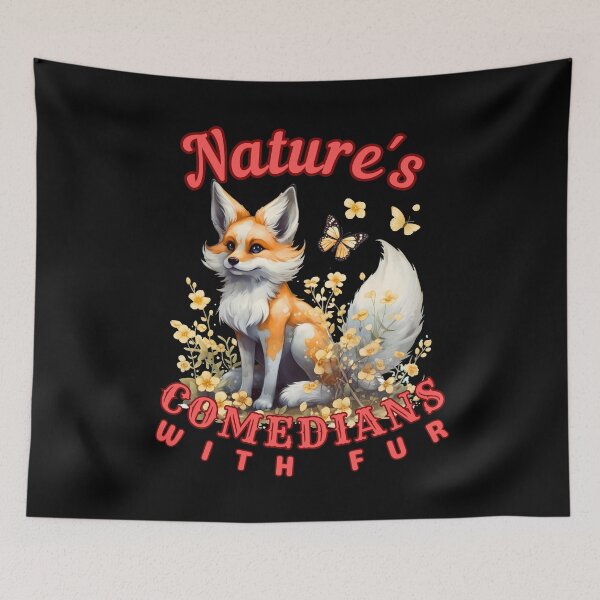 Item preview, Nature's Comedians With Fur. fox owner designed and sold by FoxVibes.